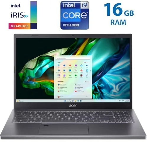 Laptop Acer Aspire 15 A15-51M-99W4 - 15,6" - I9 13900H - 16GB LPDDR5- 512GB - NX.JQYAL.002
